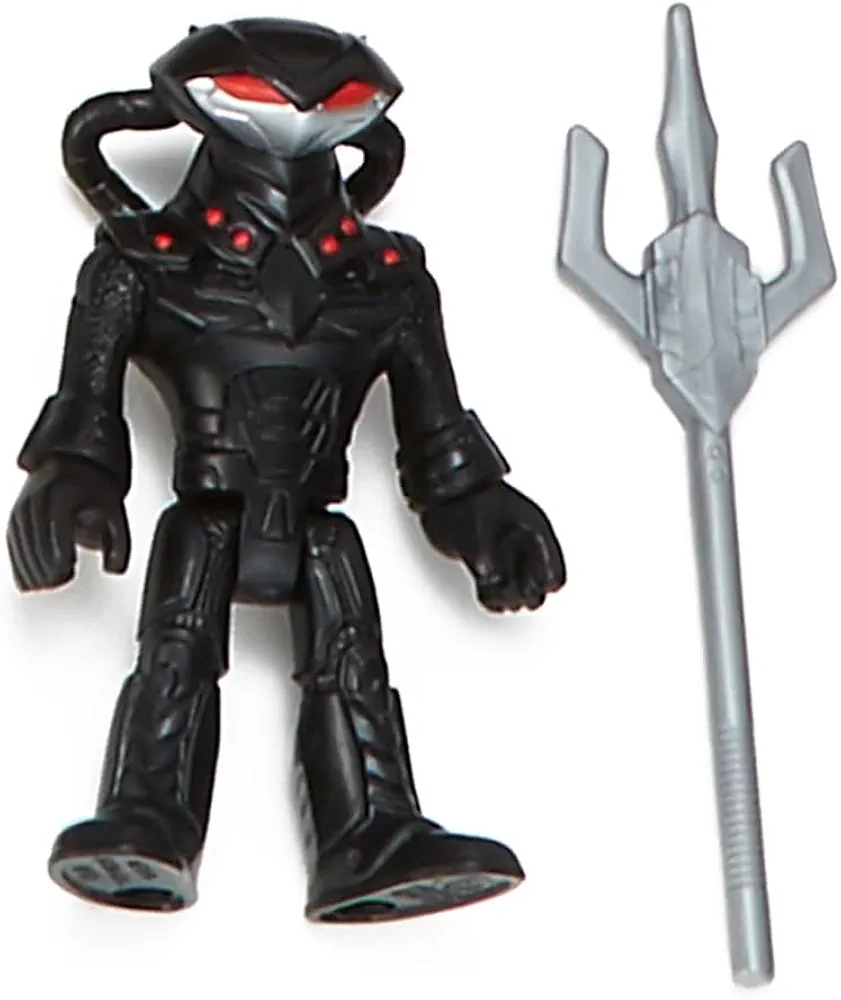 Replacement Part for Imaginext DC Super-Friends Super-Hero vs. Super-Villan Battles Playset - Poseable Black Manta Figure ~ Includes Weapon ~ Works Great with Other playsets Too!