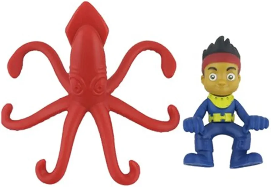 Replacement Parts for Fisher-Price Disney Yoho! Float 'n Go Sub Bucky Playset - BDJ02 ~ Replacement Jake Figure and Octopus