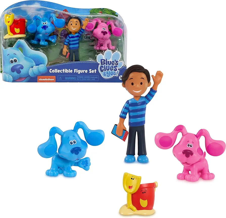 Blue's Clues & You! Collectible Figure Set, Kids Toys for Ages 3 Up by Just Play