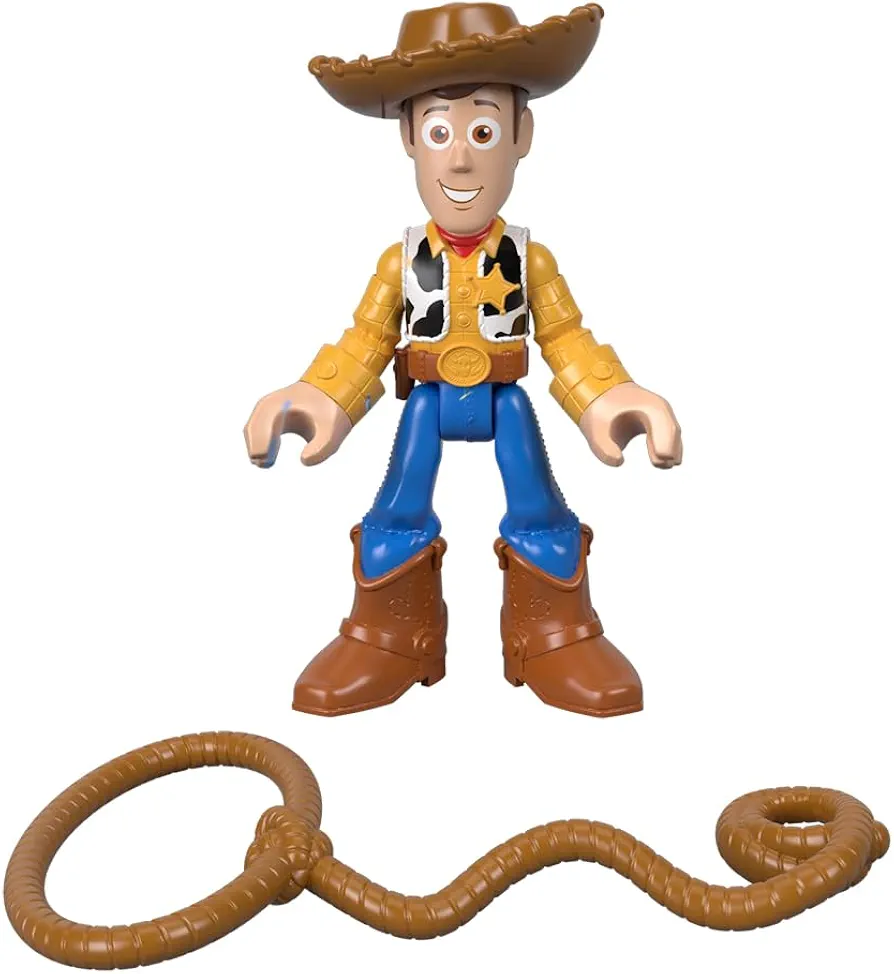 Fisher-Price Replacement Part Imaginext Woody and Forky Playset - GBG90 ~ Inspired by Toy Story 4 ~ Replacement Woody Figure and Lasso