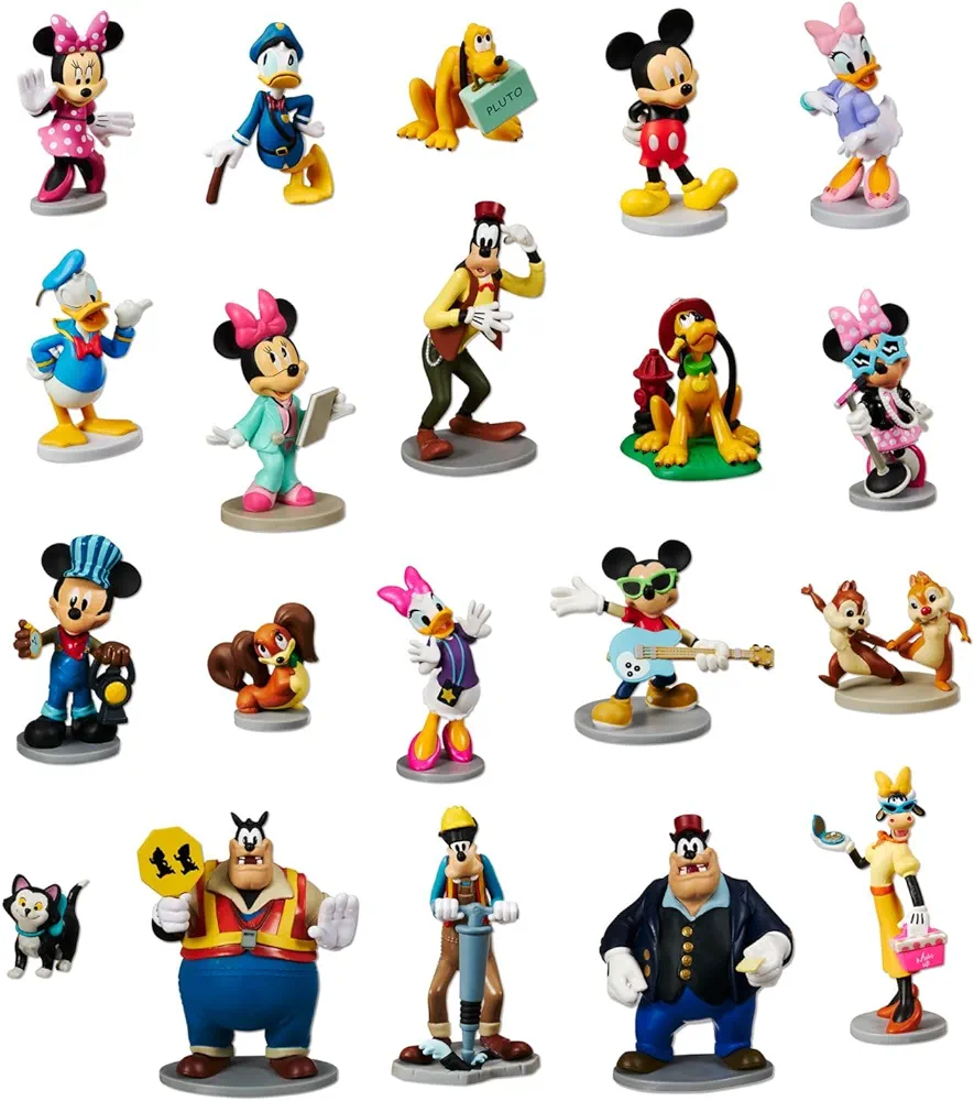 Disney Store Official Mickey Mouse and Friends Mega Figure Play Set – Perfect for Kids & Collectors – Delight in Animated Adventures with Timeless Classics – Interactive Fun for All Ages