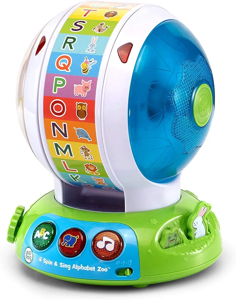 LeapFrog Spin and Sing Alphabet Zoo for ages 6 months to 36 months, Blue