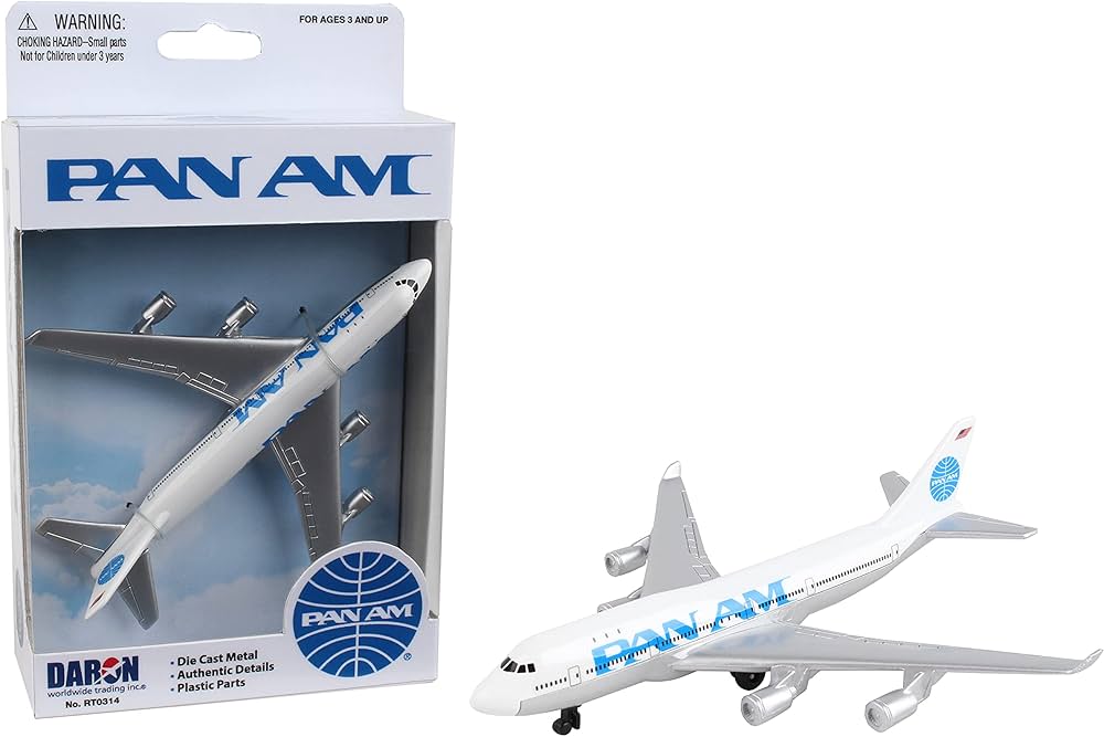 Daron Planes Pan Am Single Plane (RT0314), White