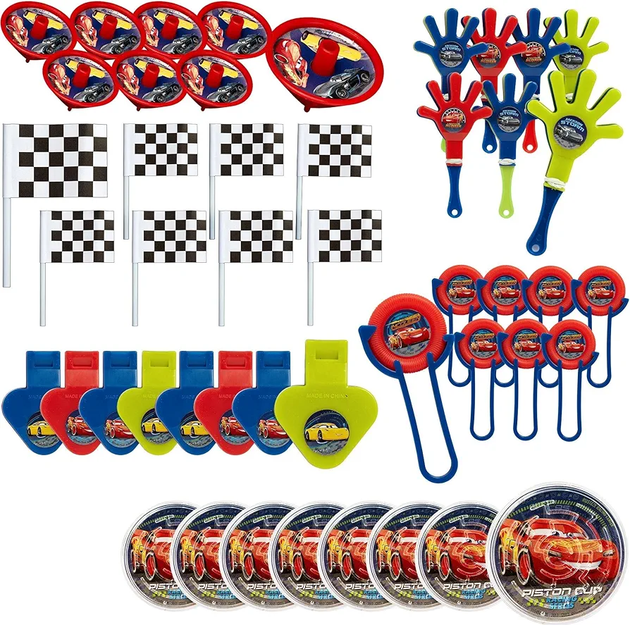 Disney Cars 3" Mega Mix Value Pack, Party Favor