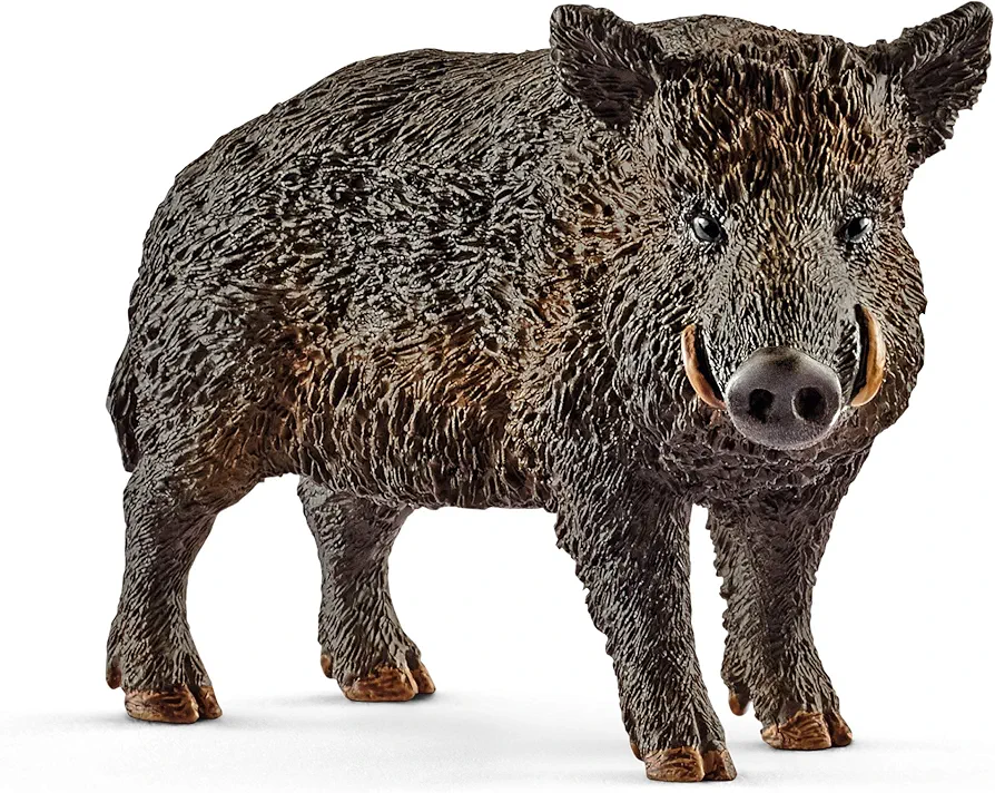 Schleich Wild Life, Animal Figurine, Animal Toys for Boys and Girls 3-8 Years Old, Wild Boar, Ages 3+