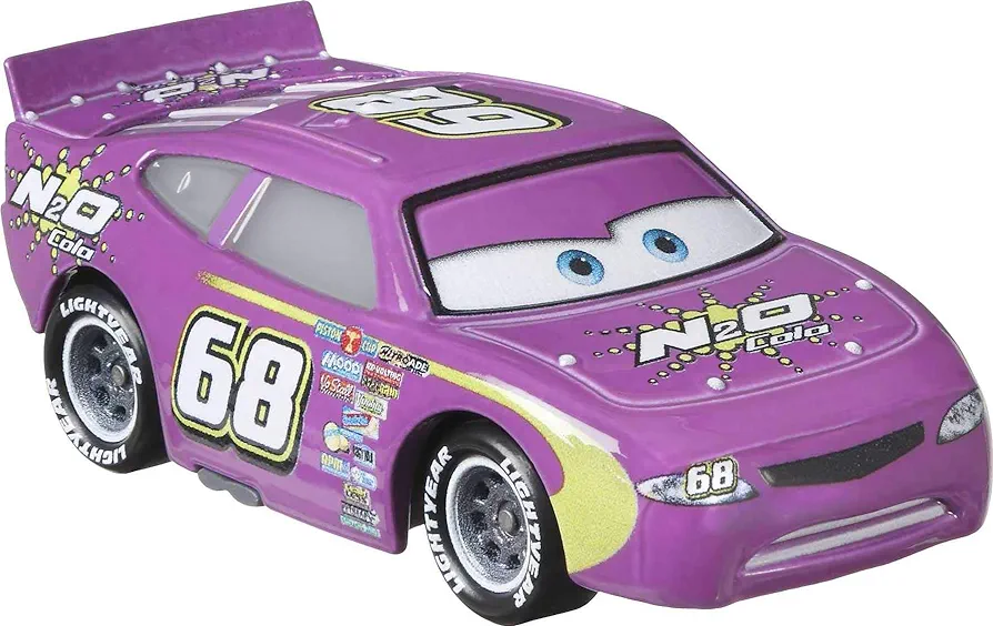 Disney Cars Toys Manny Flywheel 1:55 Scale Fan Favorite Character Vehicles for Racing and Storytelling Fun, Gift for Kids Ages 3 Years and Older, Multicolor