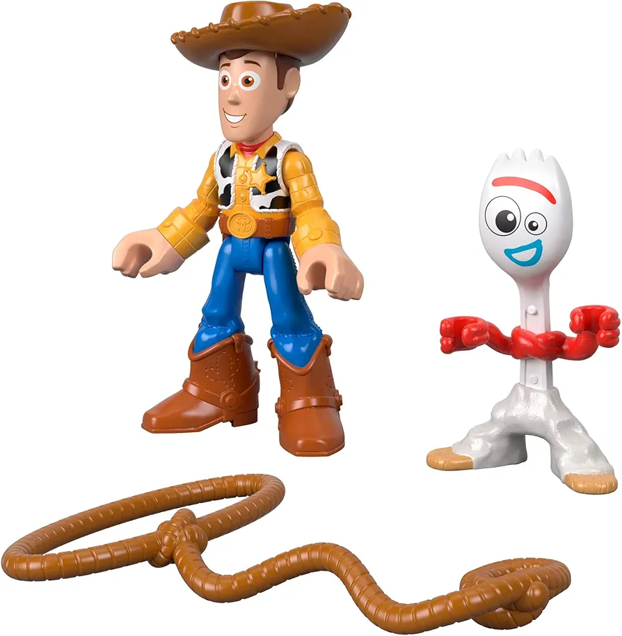 Fisher-Price Imaginext Disney Pixar Toy Story 4 Woody & Forky Figure 2-Pack