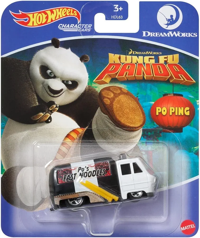 HOT Wheels Character Cars KUNG FU Panda [PO PING]