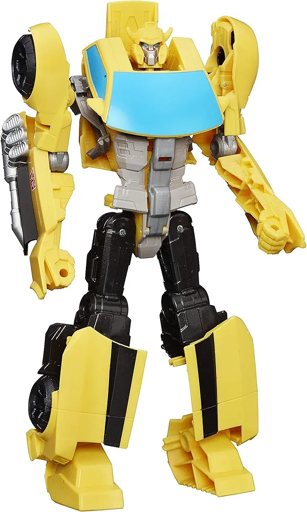 Transformers Toys Heroic Bumblebee Action Figure - Timeless Large-Scale Figure, Changes into Yellow Toy Car, 11" (Amazon Exclusive)