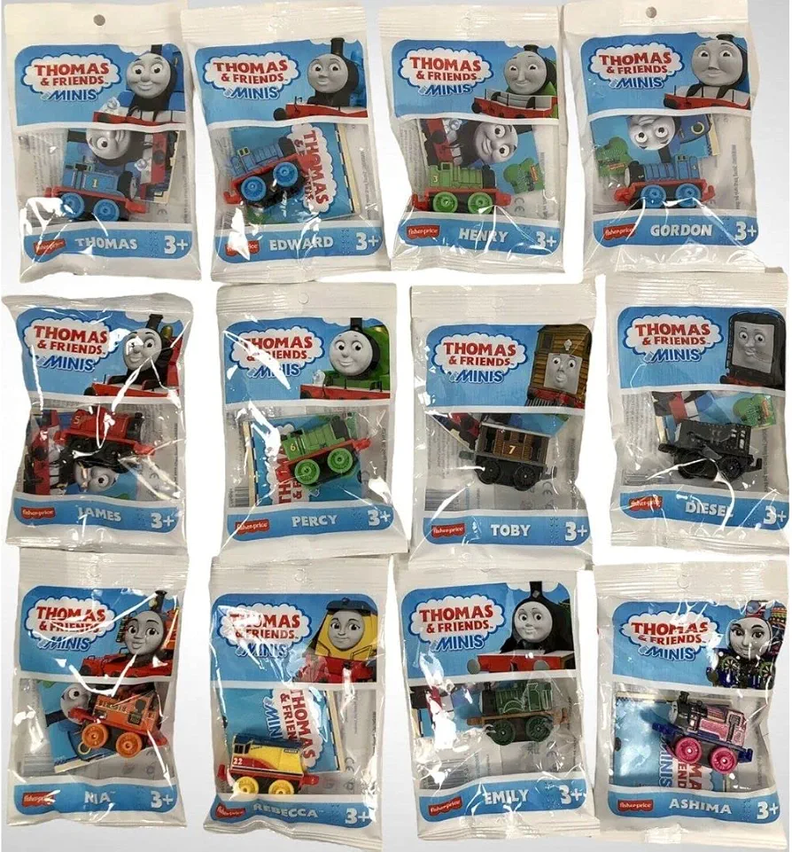 Bundle of 12 Thomas & Friends Minis 2022 Complete Set of 12 Train Engines with Thomas Percy and More from HHH96-999A Release