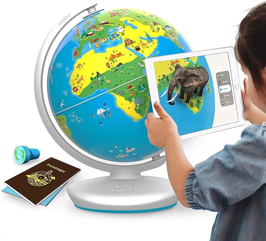 PlayShifu Smart Educational Globe for Kids, Interactive AR Toy, Ideal for Preschool Learning, Birthday Gift for Boys and Girls, STEM Toy for Kids Ages 4-10