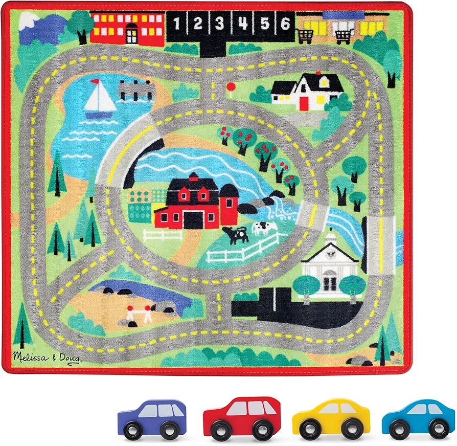 Melissa & Doug Round The Town Road Rug (FFP)