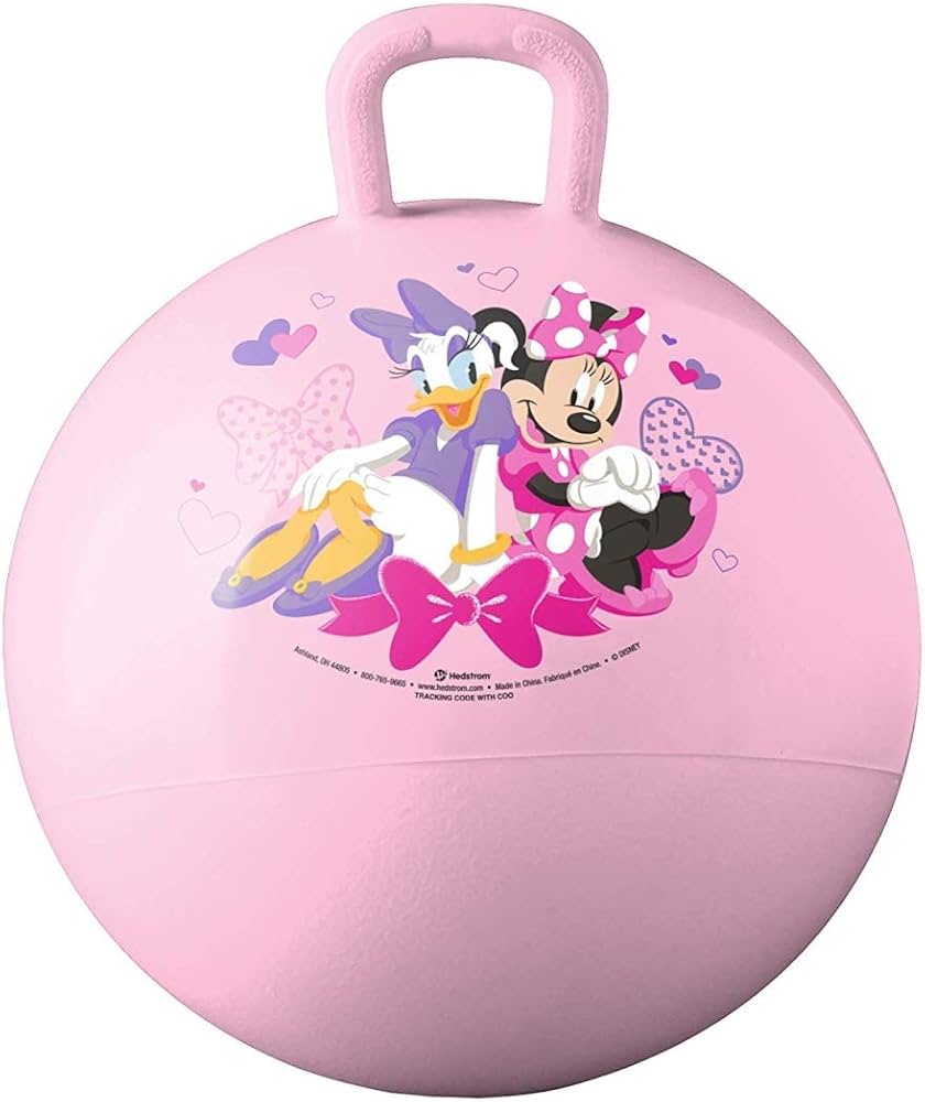 Hedstrom Minnie Mouse Happy Helpers Hopper Ball, Hop Ball for Kids, 15 Inch (55-73301AZ-A)