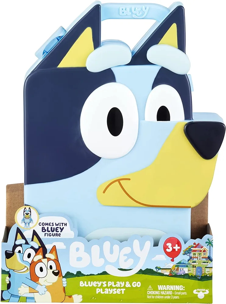 Bluey Play and Go Playset Deluxe Collector Case and Figure