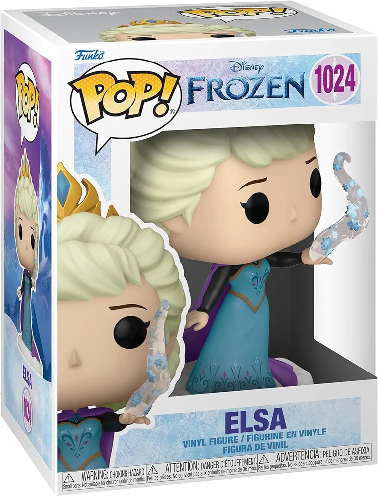 Funko POP! Disney: Ultimate Princess - Elsa - Disney Princesses - Collectable Vinyl Figure - Gift Idea - Official Merchandise - Toys for Kids & Adults - Movies Fans - Model Figure for Collectors