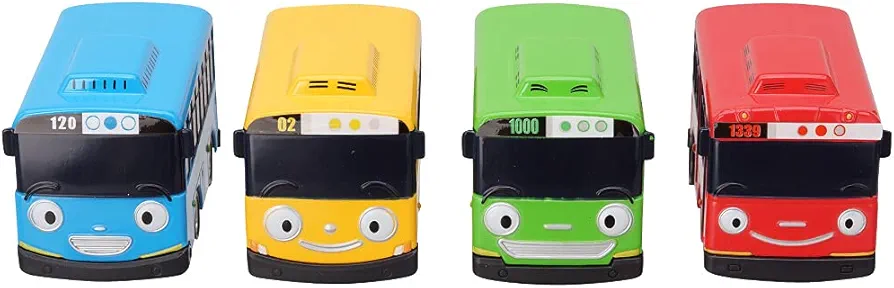 Tayo Gani Lani Rogi - The Little Bus Tayo Special Metal Vehicles Set 4pcs