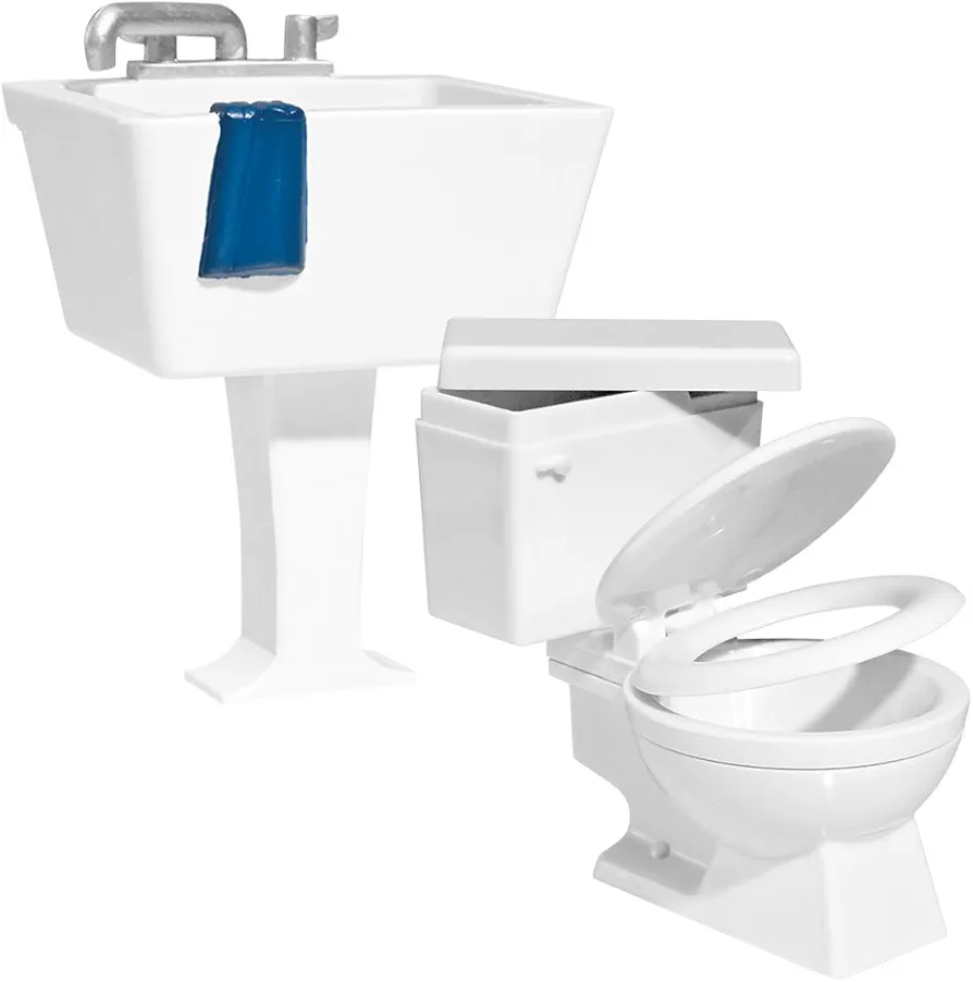 Hardcore Toilet and Sink Combo Deal for Wrestling Action Figures