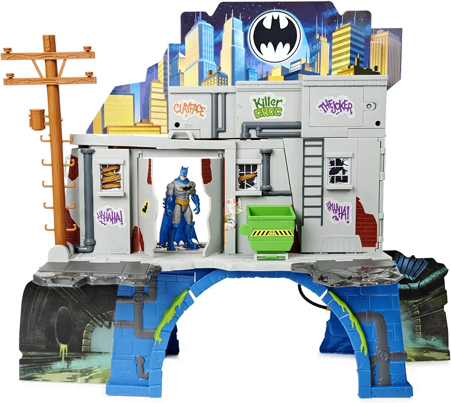 Spin Master Batman 3-in-1 Batcave Playset with Exclusive Batman Action Figure and Battle Armor