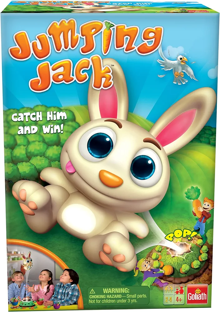 Jumping Jack Game by Goliath — Pull Out a Carrot and Watch Jack Jump by Goliath