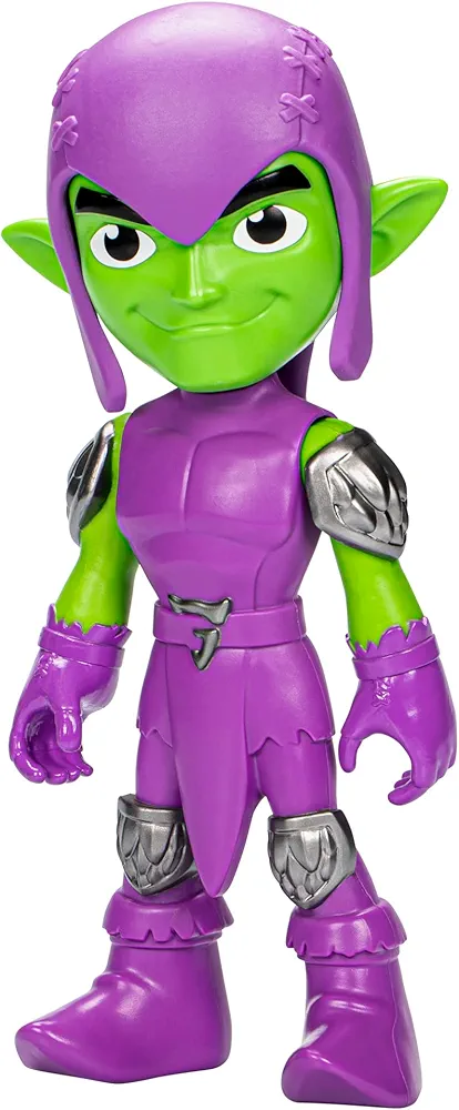 Marvel Spidey and His Amazing Friends Supersized Green Goblin Figure, 9-Inch Action Figure, Preschool Toys for Kids, Ages 3 and Up, Super Hero Toys