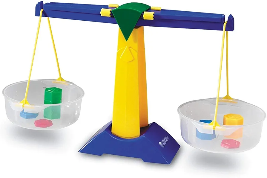 Learning Resources Pan Balance Jr, Science Class Experiments, Measurement Tool, Ages 3+