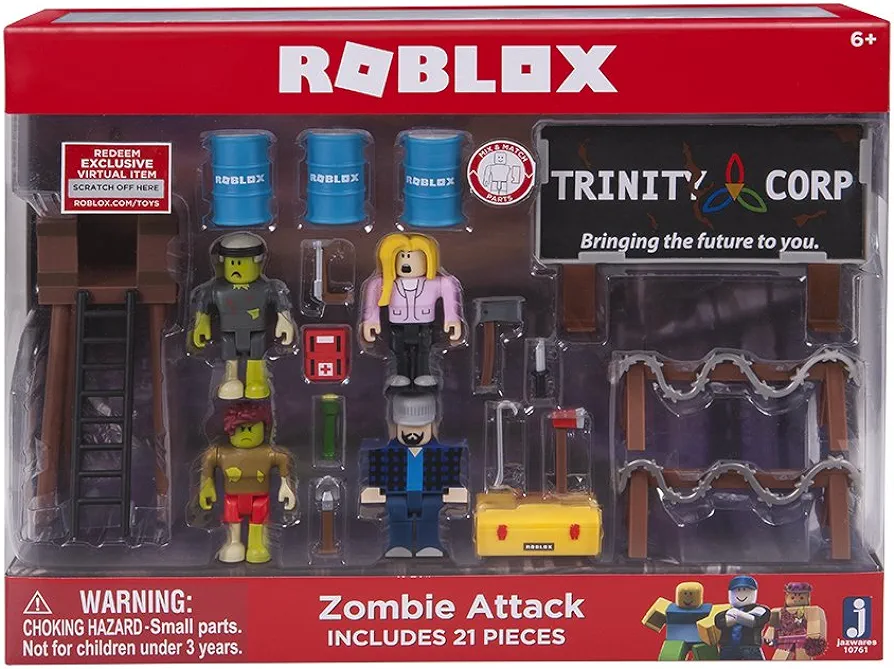 Roblox Zombie Attack Large Playset