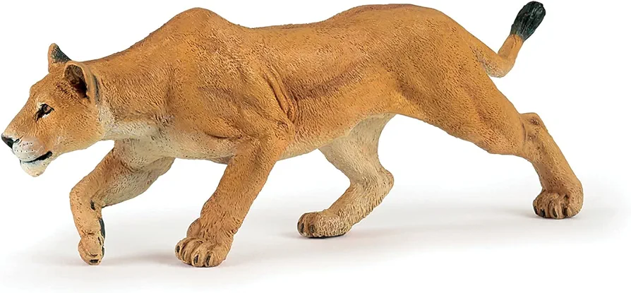 Papo -Hand-Painted - Figurine -Wild Animal Kingdom - Lioness Chasing -50251 -Collectible - for Children - Suitable for Boys and Girls- from 3 Years Old