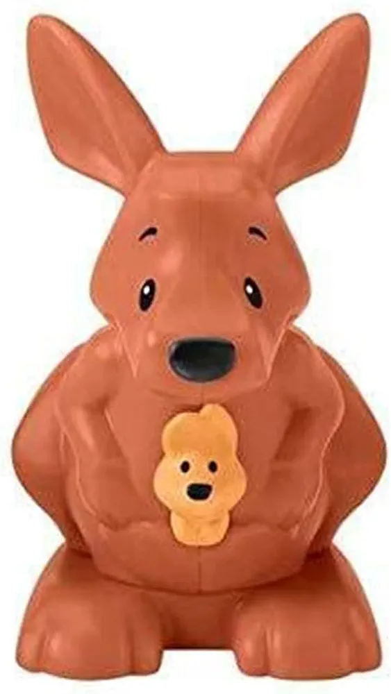 Little People Replacement Part for Fisher-Price Safari Animal Friends Playset GFL22 - Replacement Brown Kangaroo Figure