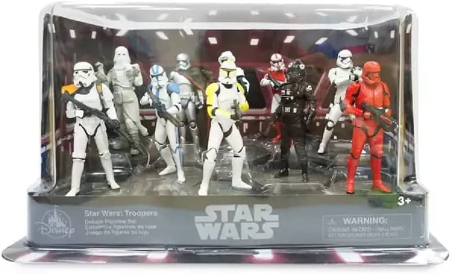 Star Wars: Troopers Deluxe Figure Play Set of 10 Fully Sculpted Figures