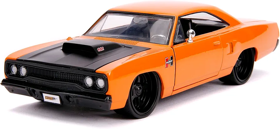 Big Time Muscle 1:24 1970 Plymouth Road Runner Die-cast Car, Toys for Kids and Adults