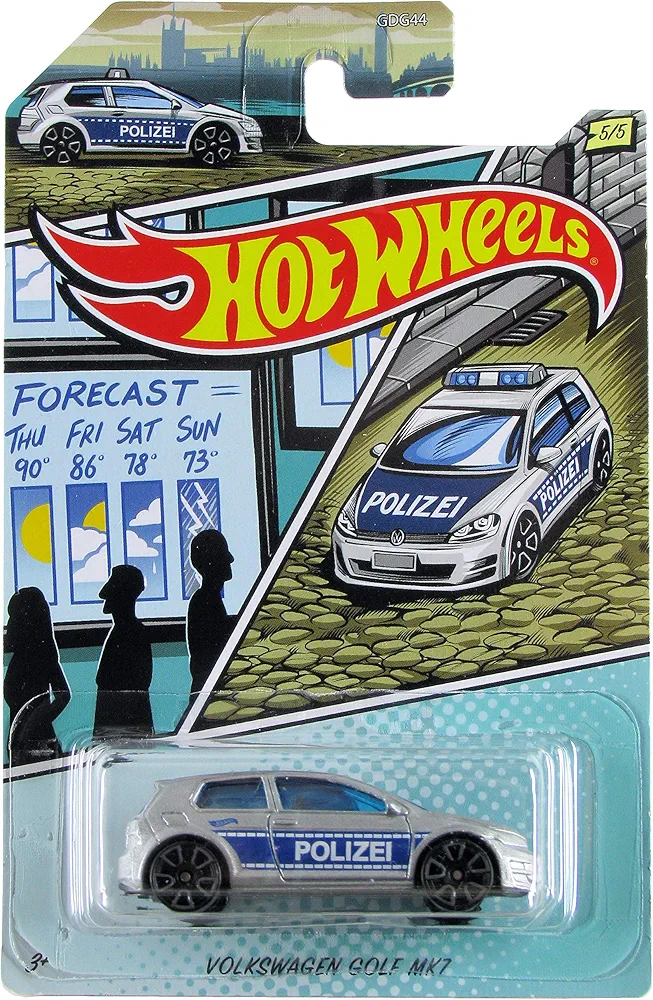 Hot Wheels Volkswagen Golf MK7 Vehicle 1:64 Scale Car, Gift for Collectors & Kids Ages 3 Years Old & Up