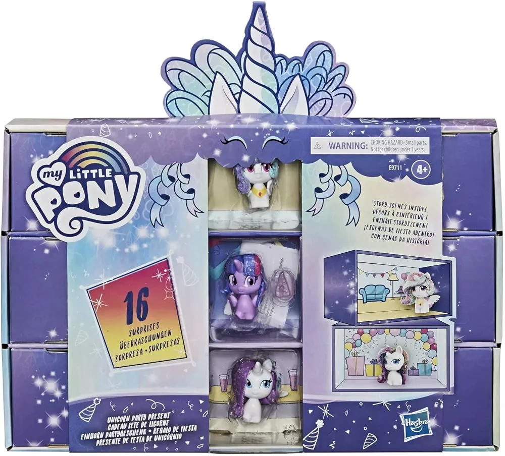 Hasbro My Little Pony Unicorn Party Present Mini Figure 12-Pack