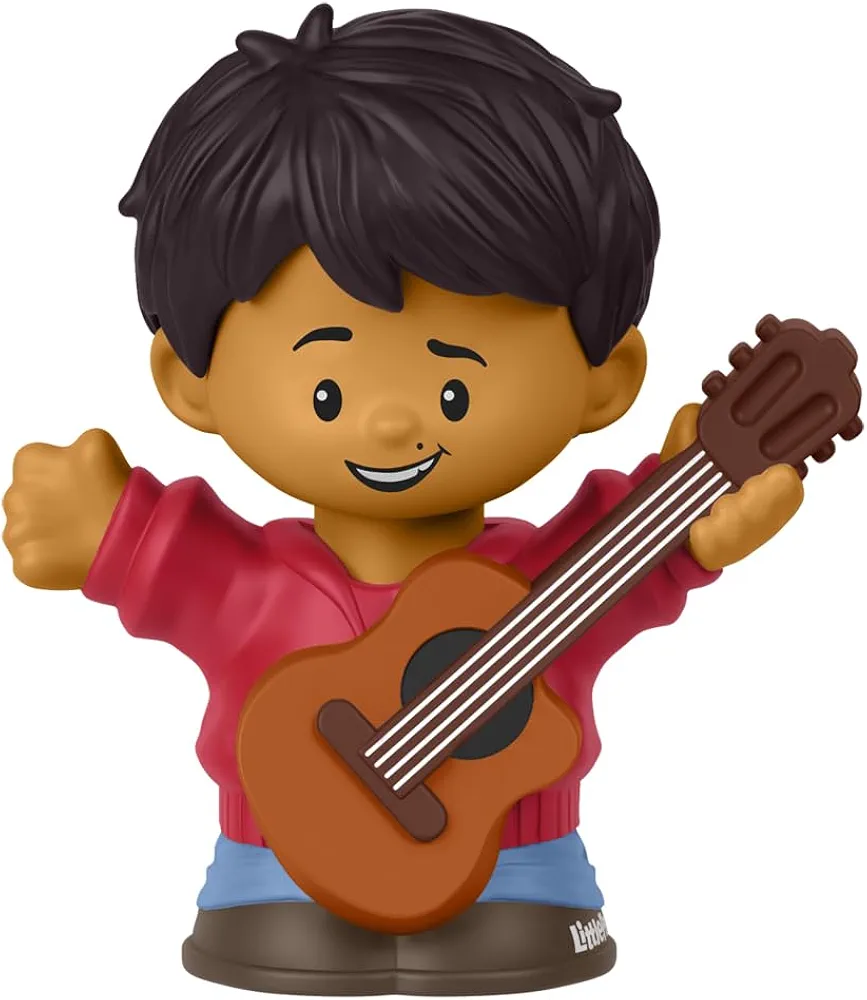 Replacement Part for Little People Coco Playset from Disney's 100 Anniversary Series - HPR12 ~ Replacement Figure Miguel Holding a Guitar