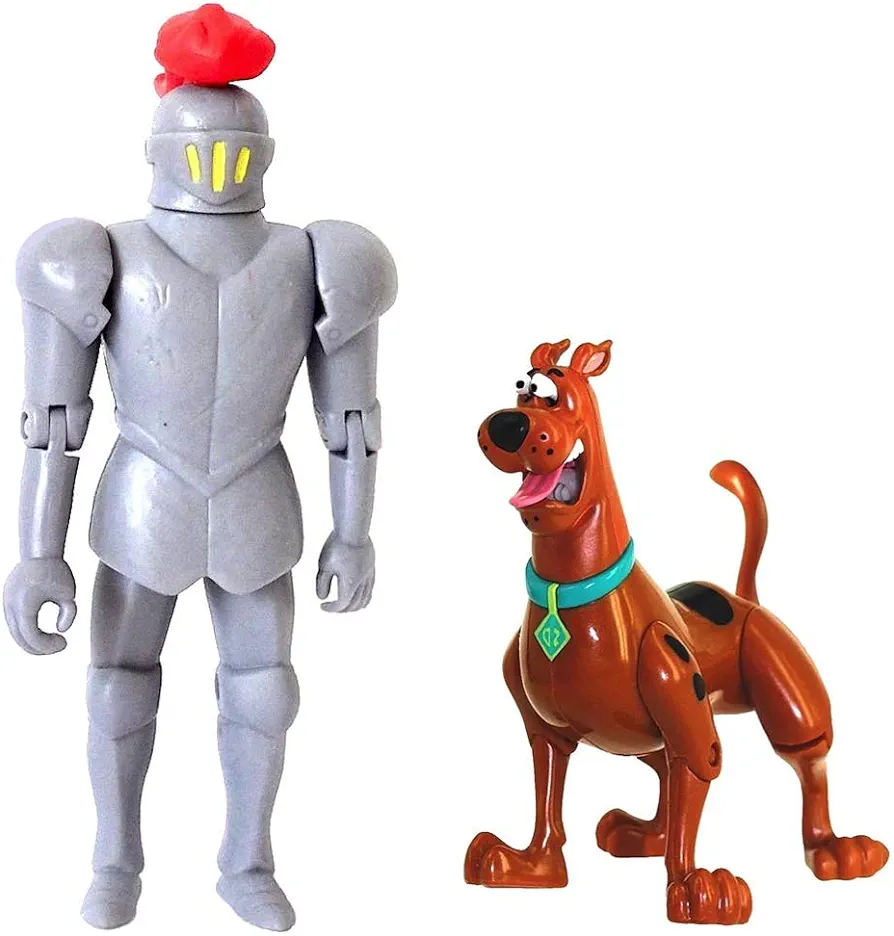 Scooby-Doo! 50th Anniversary Twin Figure Pack Exclusive - Frightface Scooby and The Black Knight