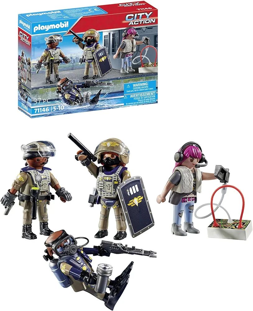 Playmobil Tactical Police Figure Set