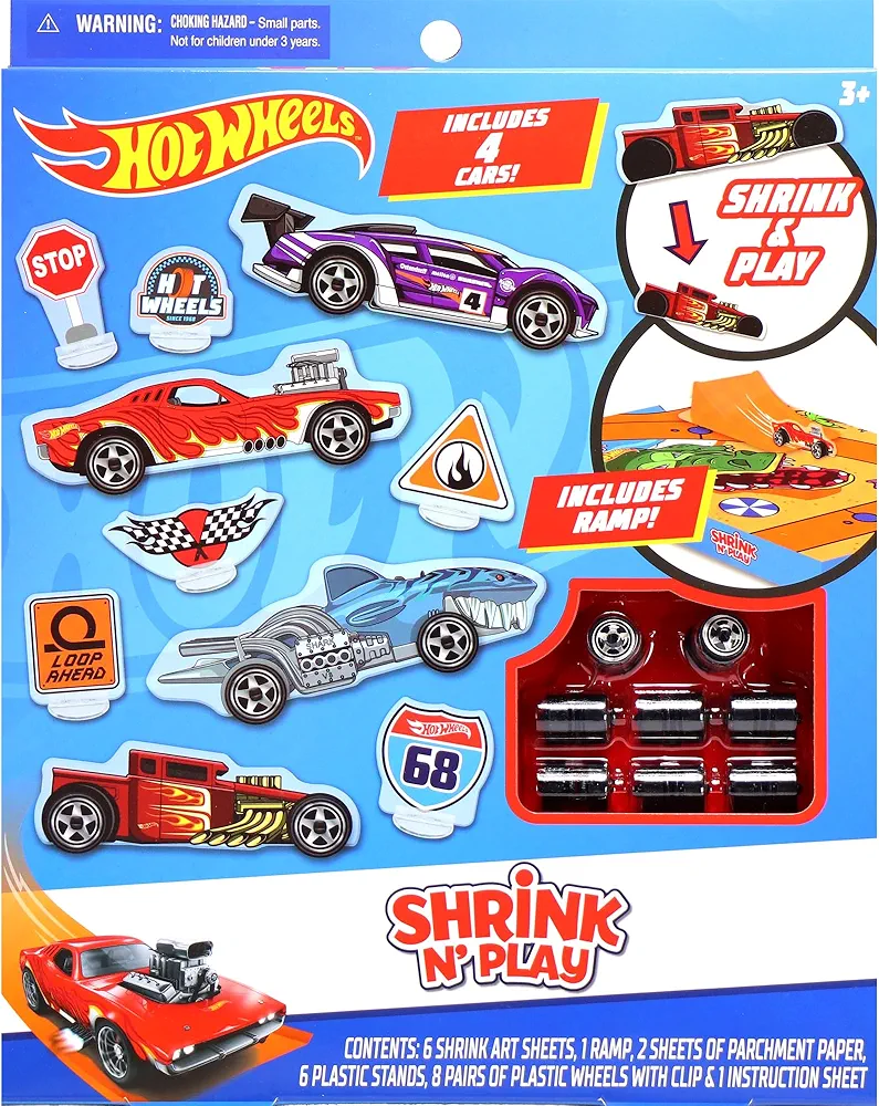 Hot Wheels Shrinky Dinks