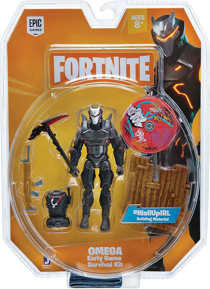 Fortnite Early Game Survival Kit Figure Pack, Omega