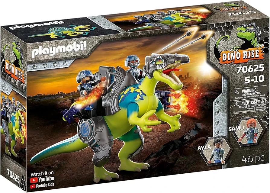 Playmobil Dino Rise Spinosaurus: Double Defense Power