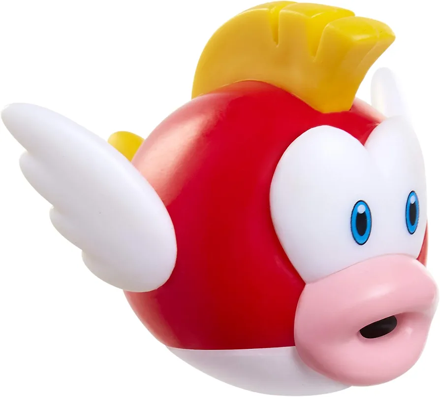 Super Mario Action Figure 2.5 Inch Cheep Cheep Collectible Toy