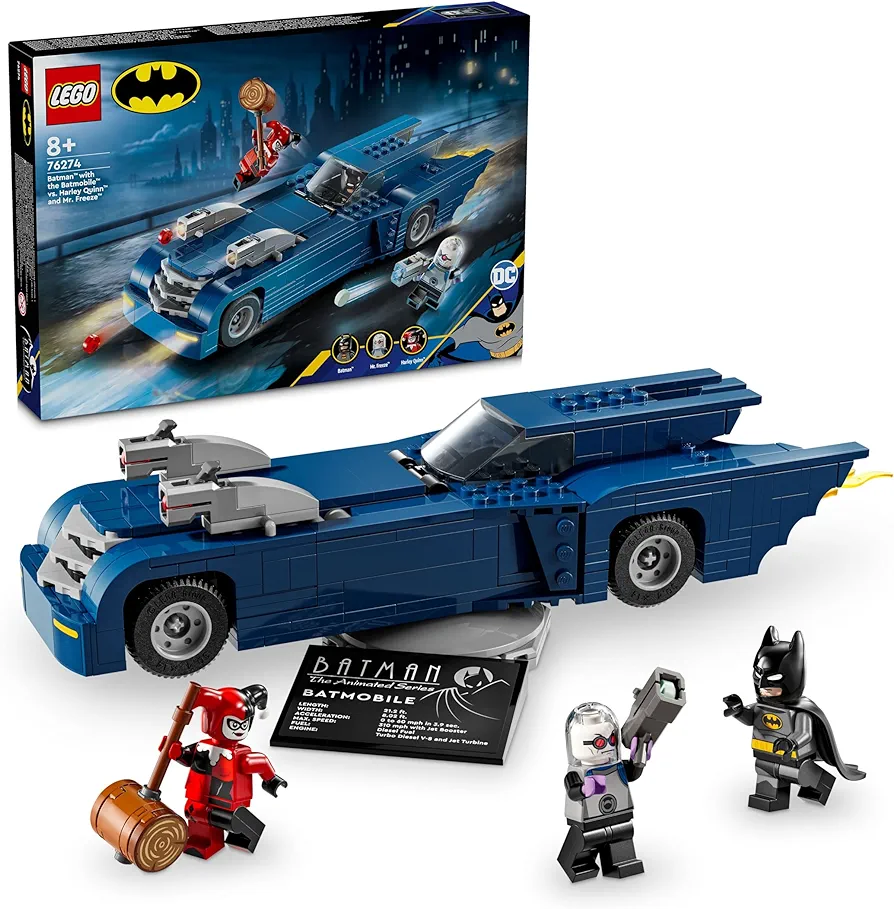 LEGO 76274 DC Batman im Batmobil vs. Harley Quinn und Mr. Freeze