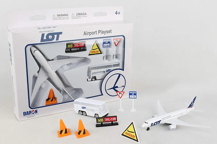 Daron LOT Polish Airport Play Set