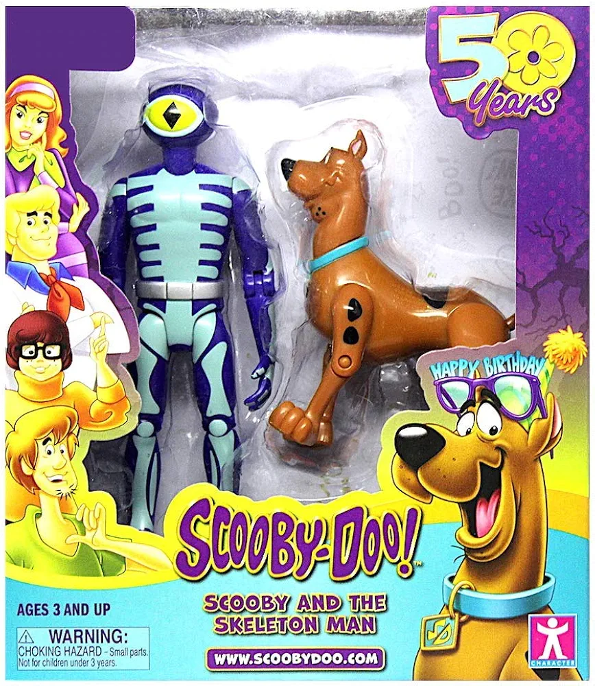 Scooby-Doo! 50th Anniversary Twin Figure Pack Exclusive - Scooby and The Skeleton Man