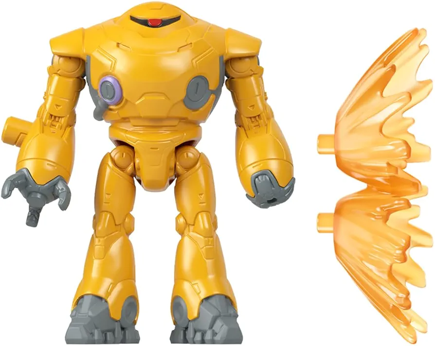 Mattel Replacement Part for Imaginext Playset Inspired by Lightyear Jr. ZAP Patrol - HGT27 ~ Replacement Poseable Articulated Yellow Zyclops Figure with Power Boost Feet