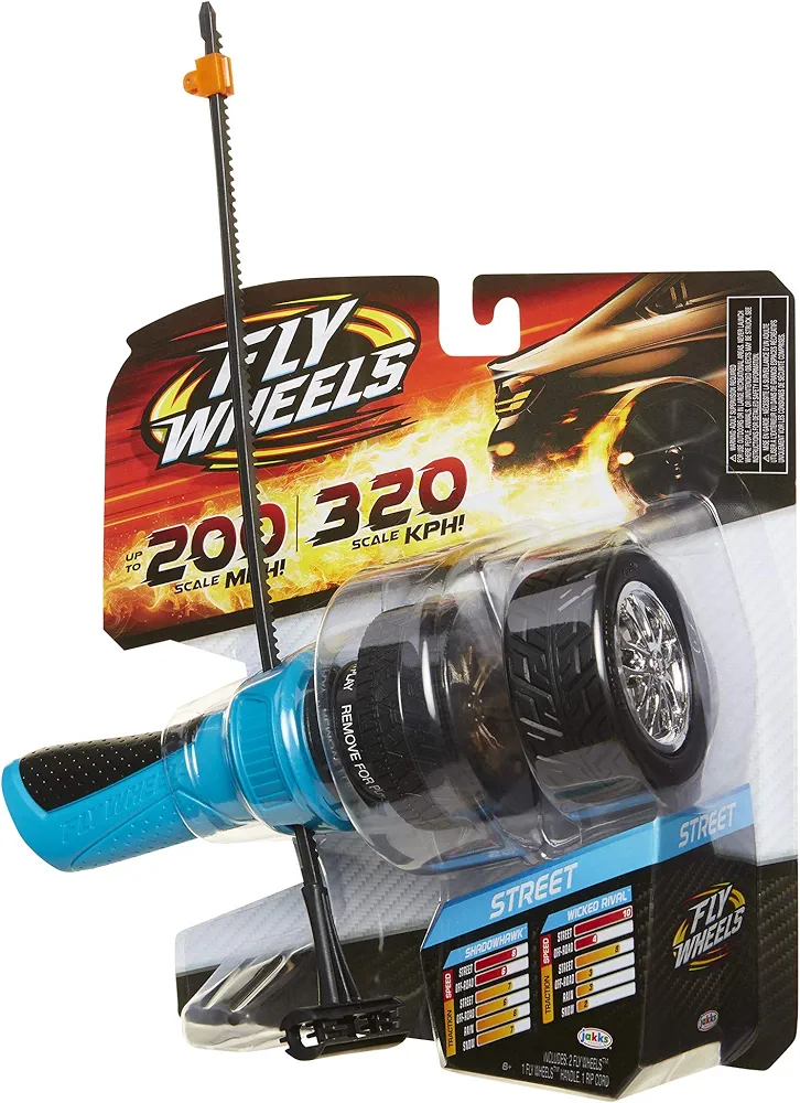 Fly Wheels Launcher + 2 Street Wheels - Rip it up to 200 Scale MPH, Fast Speed, Amazing Stunts & Jumps up to 30 feet! All Terrain Action: Dirt, Mud, Water, Snow- One of The Hottest Wheels Around!