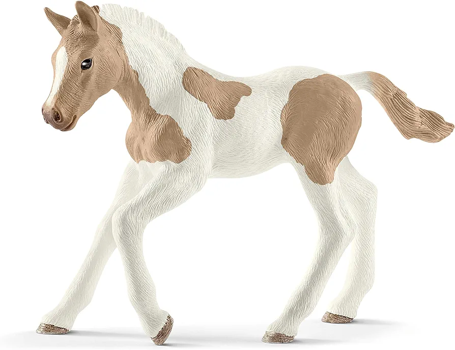 Schleich Horse Club, Realistic Horse Toys for Girls and Boys, Paint Horse Foal Spotted Horse Toy, Ages 5+