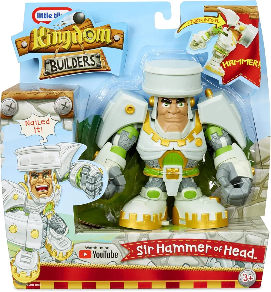 Little Tikes Kingdom Builders-Sir Hammer of Head Figure, Multicolor