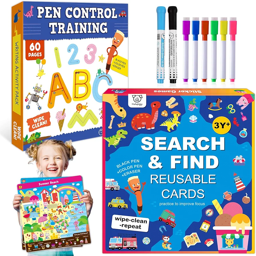 Pencil Control Tracing Books Search and Find Books for Kids 3-6