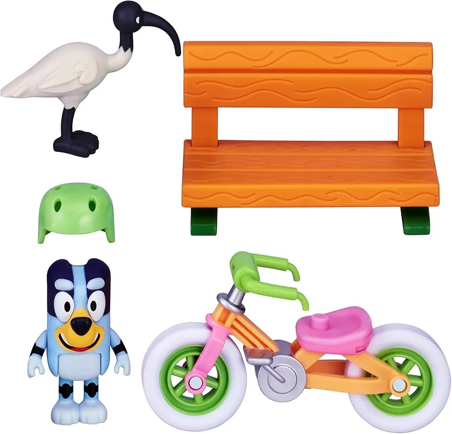 Bluey Bicycle - Vehicle and 2.5-3" Figure Pack