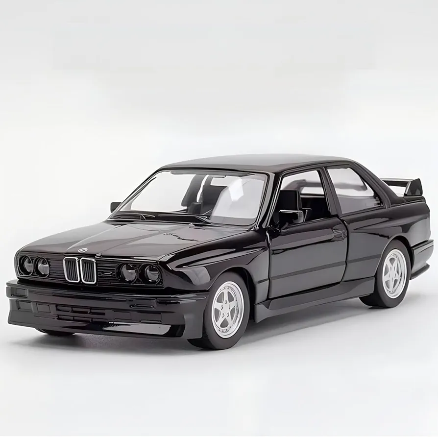 Toy Cars 1987 BMW M3 1/36 Scale Diecast Car Models,Pull Back Vehicles Toys,Car Toys Gifts for Kids Age 3-5 Black