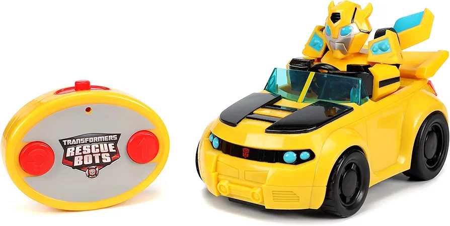 Transformers Rescue Bots Academy Bumblebee RC Radio Control Car, Toys for Kids and Adults